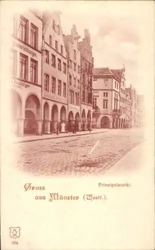 Ak Münster in Westfalen, Prinzipalmarkt