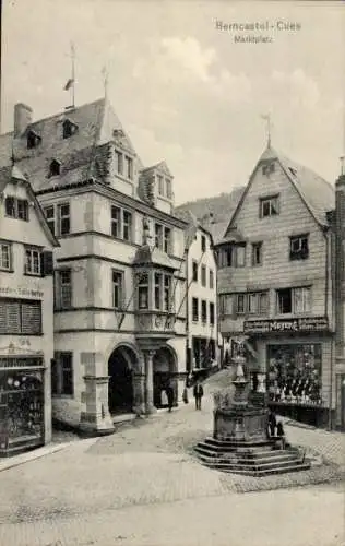 Ak Bernkastel Kues an der Mosel, Marktplatz, Geschäft C. Mayer