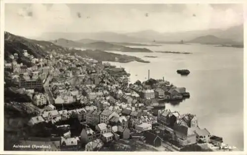 Ak Ålesund Aalesund Norwegen, Luftaufnahme