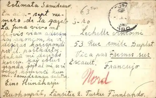Ak Naantali Finnland, Gesamtansicht