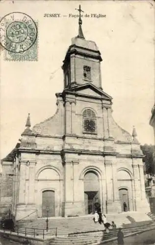 Ak Jussey Haute Saône, Église