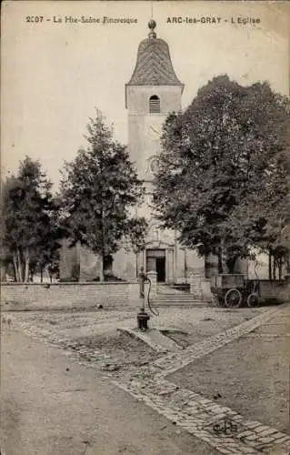 Ak Arc les Gray Haute Saône, Kirche