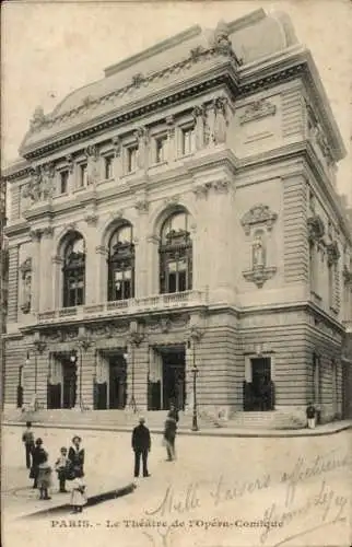 Ak Paris IV, Théâtre de l'Opera-Comique