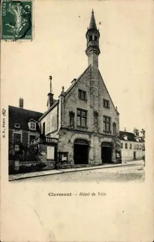 Ak Clermont-Oise, Rathaus