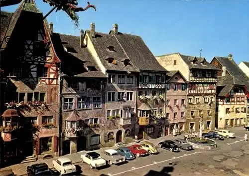 Ak Stein am Rhein Kanton Schaffhausen, Rathausplatz