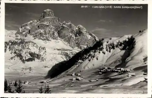 Ak Corvara in Badia Südtirol, Sass Songher, Panorama