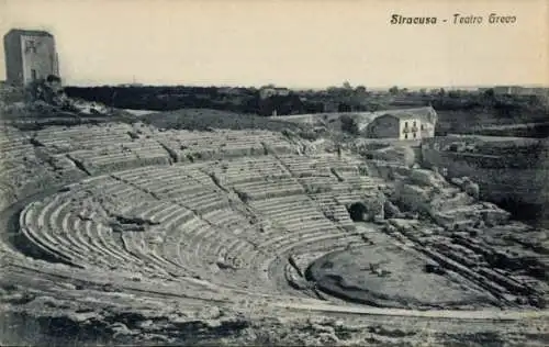 Ak Siracusa Syrakus Sizilien, griechisches Theater