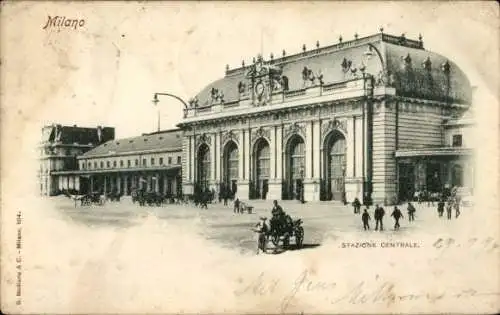 Ak Milano Mailand Lombardia, Stazione Centrale, Zentralbahnhof