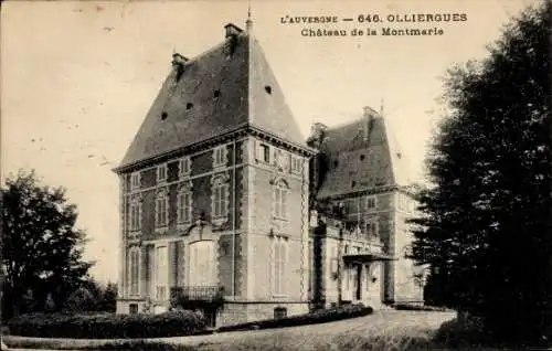 Ak Olliergues Puy de Dôme, Chateau de la Montmarie