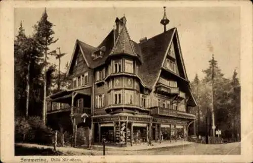 Ak Semmering in Niederösterreich, Villa Kleinhaus