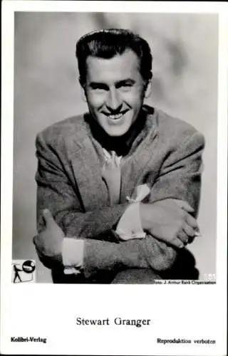 Ak Schauspieler Stewart Granger, Portrait