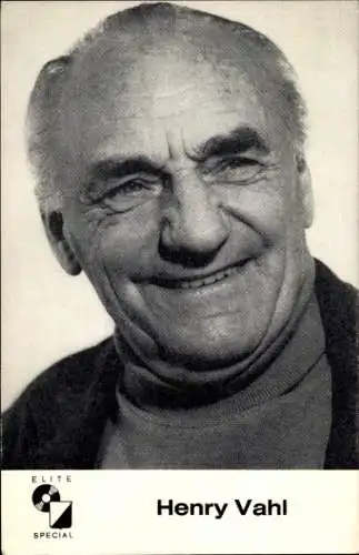 Ak Schauspieler Henry Vahl, Portrait, Elite Special