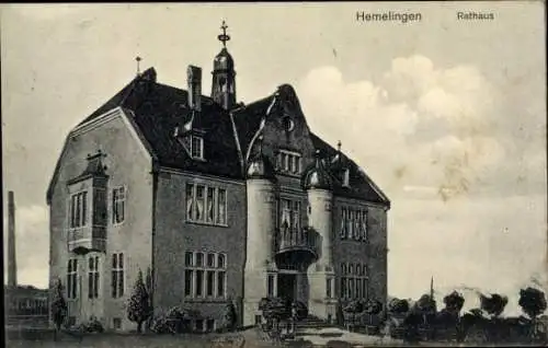 Ak Hemelingen Bremen, Rathaus