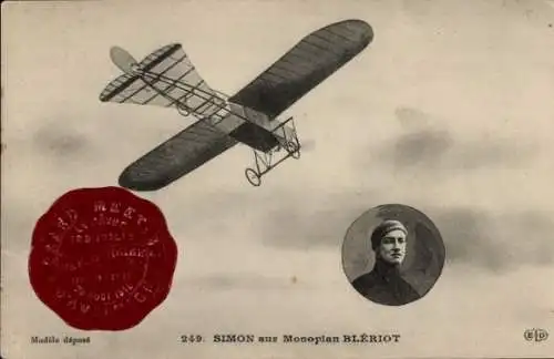 Ak Aviation, Leblanc im Blériot-Eindecker