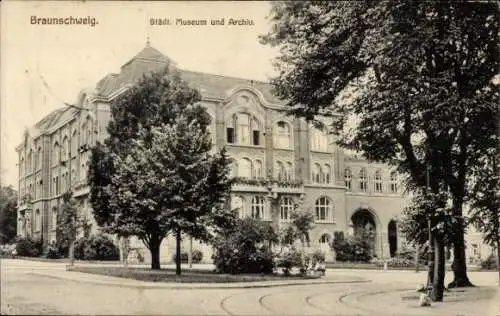 Ak Braunschweig in Niedersachsen, Städtisches Museum und Archiv