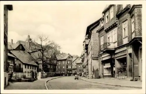 Ak Lauscha in Thüringen, Bahnhofstraße