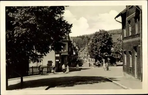 Ak Brotterode in Thüringen, Straßenpartie