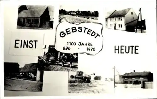 Ak Gebstedt Bad Sulza in Thüringen, 1100 Jahre, 876-1976