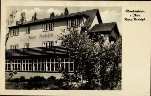 Ak Blankenhain in Thüringen, Haus Rudolph