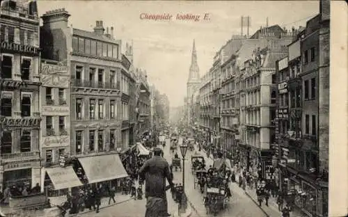Ak London City England, Cheapside
