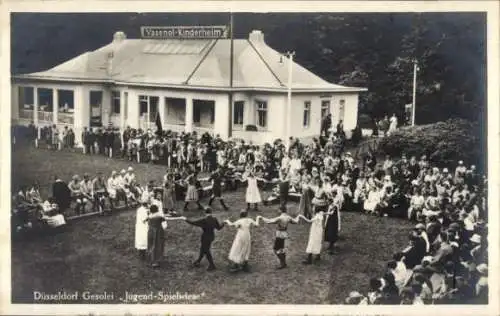 Ak Düsseldorf am Rhein, Große Ausstellung GeSoLei 1926, Jugend-Spielwiese, Vasenol Kinderheim