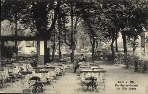 Ak Köln am Rhein, Kurfürsten-Garten