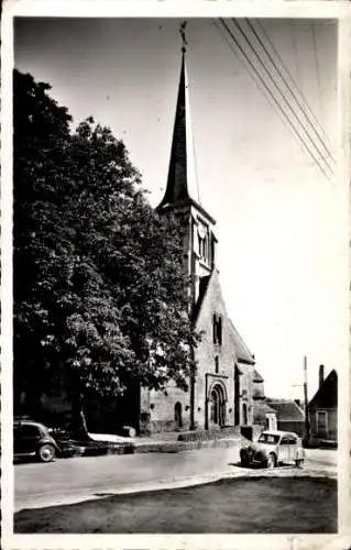 Ak Nogent-le-Bernard Sarthe, Kirche