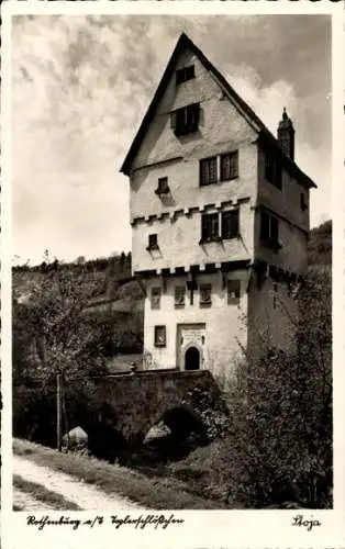 Ak Rothenburg ob der Tauber Mittelfranken, Topplerschlösschen