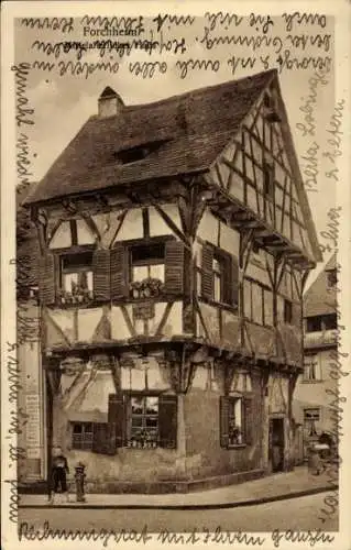 Ak Forchheim in Oberfranken Bayern, Mittelalterliches Haus