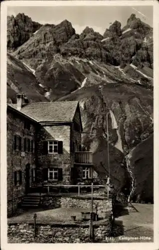 Ak Oberstdorf im Oberallgäu, Kemptner Hütte