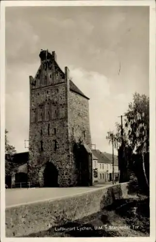 Ak Lychen in der Uckermark, Stargarder Tor