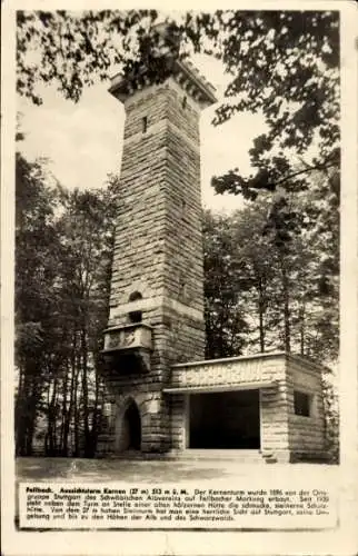 Ak Fellbach in Württemberg, Aussichtsturm Kernen