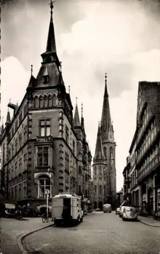 Ak Oldenburg in Oldenburg, Rathaus, Lamberti-Kirche