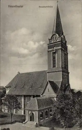 Ak Neumünster in Holstein, Anscharkirche