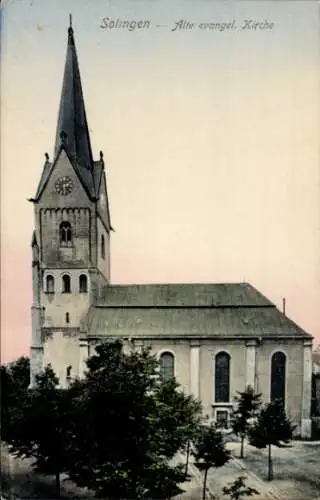 Ak Solingen im Bergischen Land, evangelische Kirche