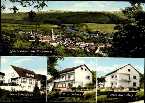 Ak Gailingen am Hochrhein, Blick auf den Ort, Haus Auer Berg, Schulz, Schönblick