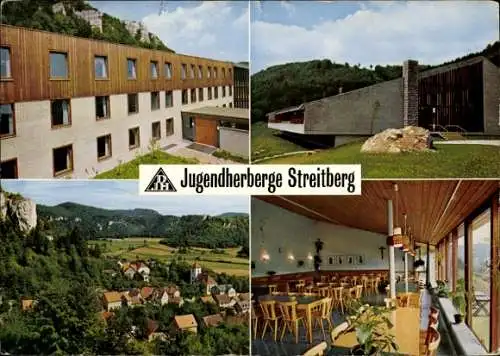 Ak Streitberg Wiesenttal Fränkische Schweiz, Teilansicht, Jugendherberge