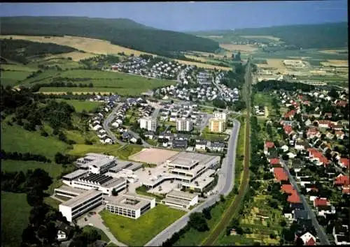 Ak Beverungen an der Weser, Luftbild