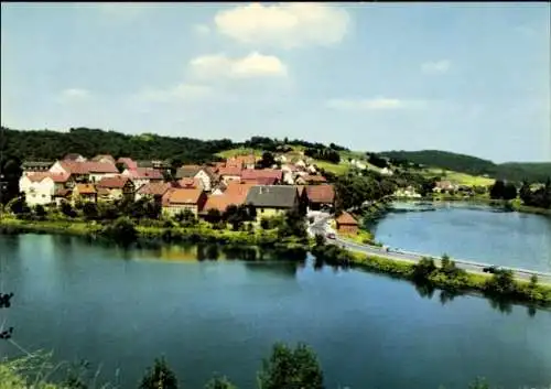 Ak Nieder Werbe Niederwerbe Waldeck am Edersee Hessen, Teilansicht