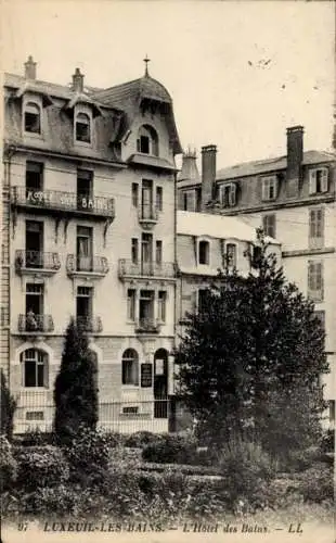 Ak Luxeuil les Bains Haute Saône, Hotel des Bains