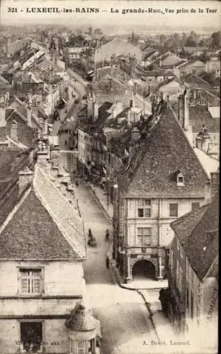 Ak Luxeuil les Bains Haute Saône, Grande Rue