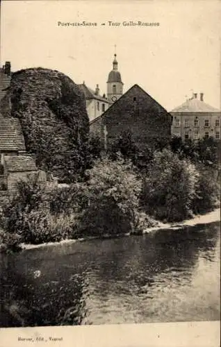 Ak Haute Saône, Pont sur Saône, Gallo-römischer Turm