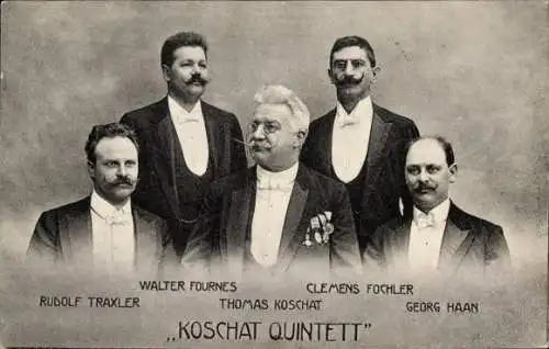 Ak Koschat Quintett, Rudolf Traxler, W. Fournes, Clemens Fochler, Georg Haan