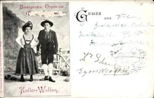 Ak Budapester Orpheum, Koller-Walden