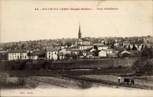 Ak Aillevillers Haute Saône, Vue Generale