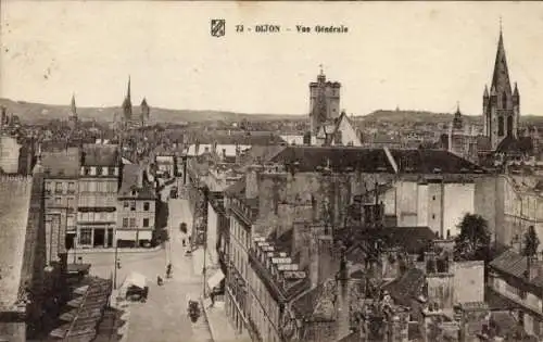 Ak Dijon Côte d'Or, Gesamtansicht