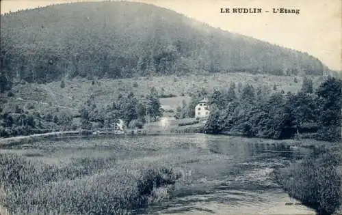 Ak Le Rudlin Plainfaing Vosges, L'Etang