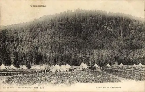 Ak Gérardmer Lothringen Vosges, Camp de la Cercenee