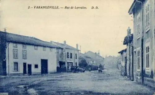 Ak Varangeville Meurthe et Moselle, Rue de Lorraine