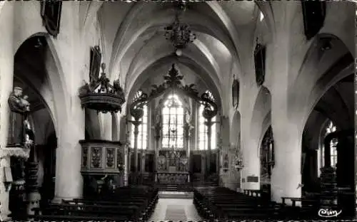 Ak Damblain Lothringen Vosges, L'Eglise